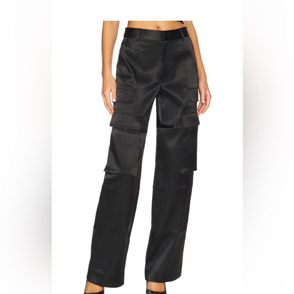 Frame satin cargo pants size 00. - Picture 1 of 3